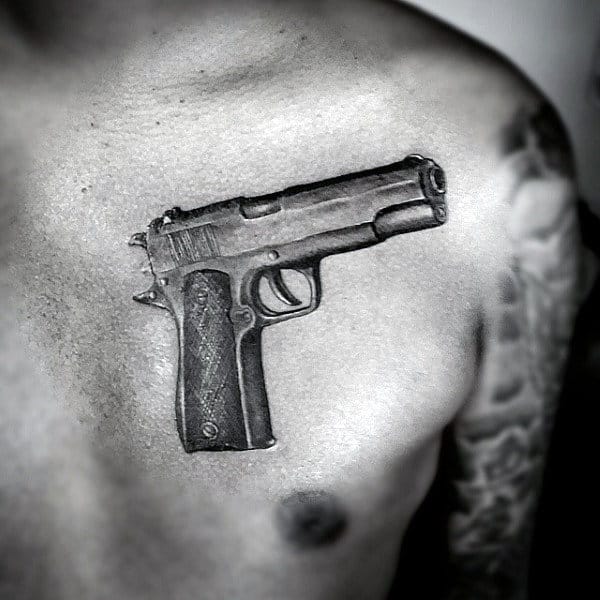 Top 77 Pistol Tattoo Ideas [2021 Inspiration Guide]