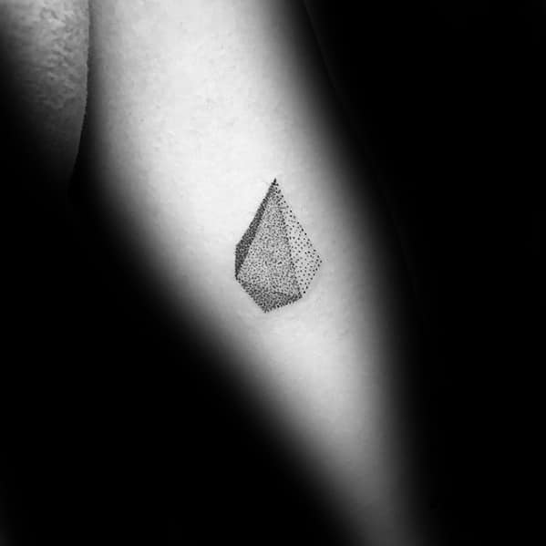 Pryramid Arm Guys 3d Simple Geometric Tattoo Ideas