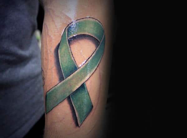 Purple Cancer Ribbon Tattoos N2  Crohns Awareness Transparent PNG   626x1274  Free Download on NicePNG