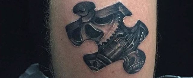 Puzzle Piece Temporary Tattoo - Set of 3 – Tatteco