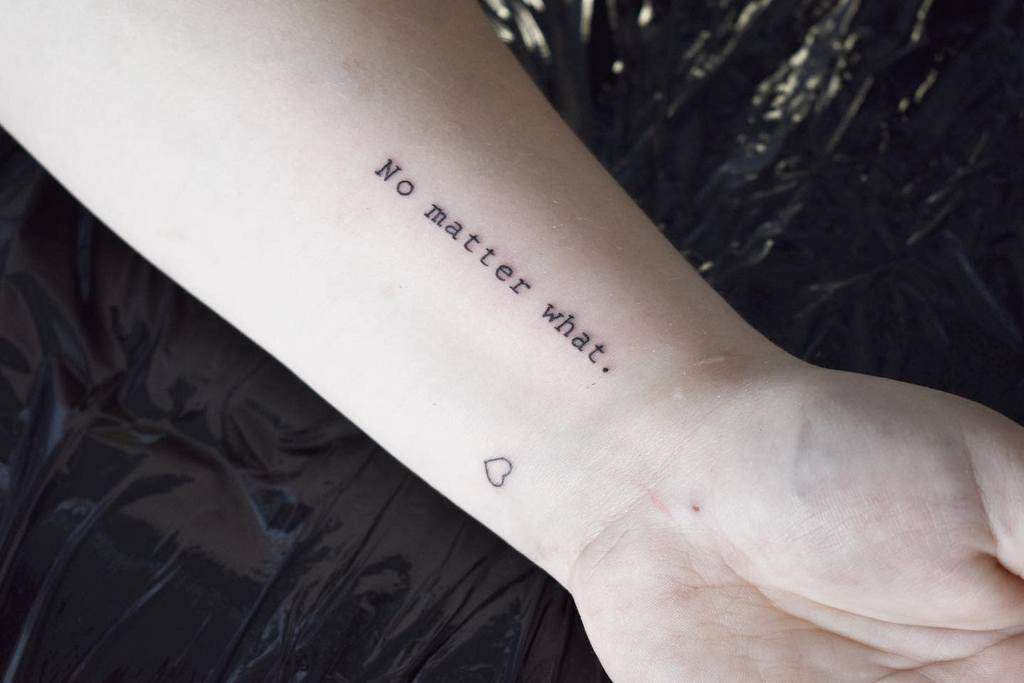 quote forearm tattoos for women banditotatz