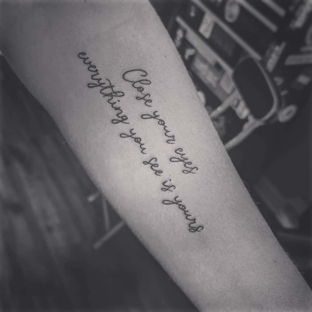 quote forearm tattoos for women tattoofabart