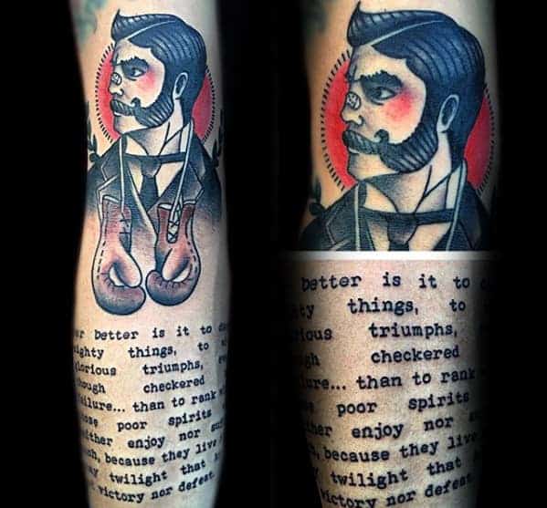 quote-with-boxer-guys-traditional-forearm-tattoo