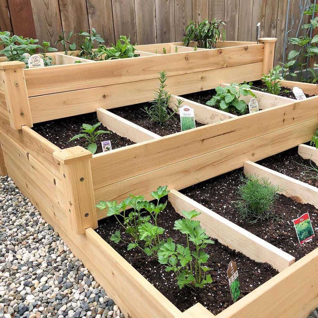 raised bed herb garden ideas playswithplantsallday