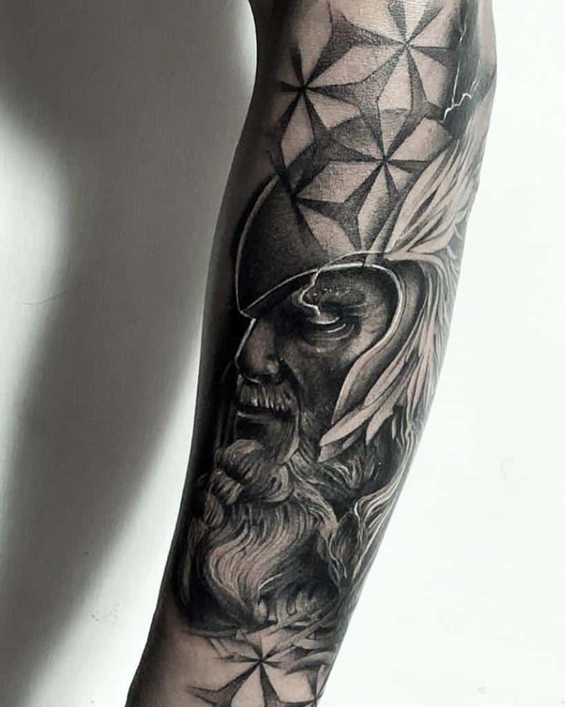 realistic black arm tattoo r2_tattoo_artist