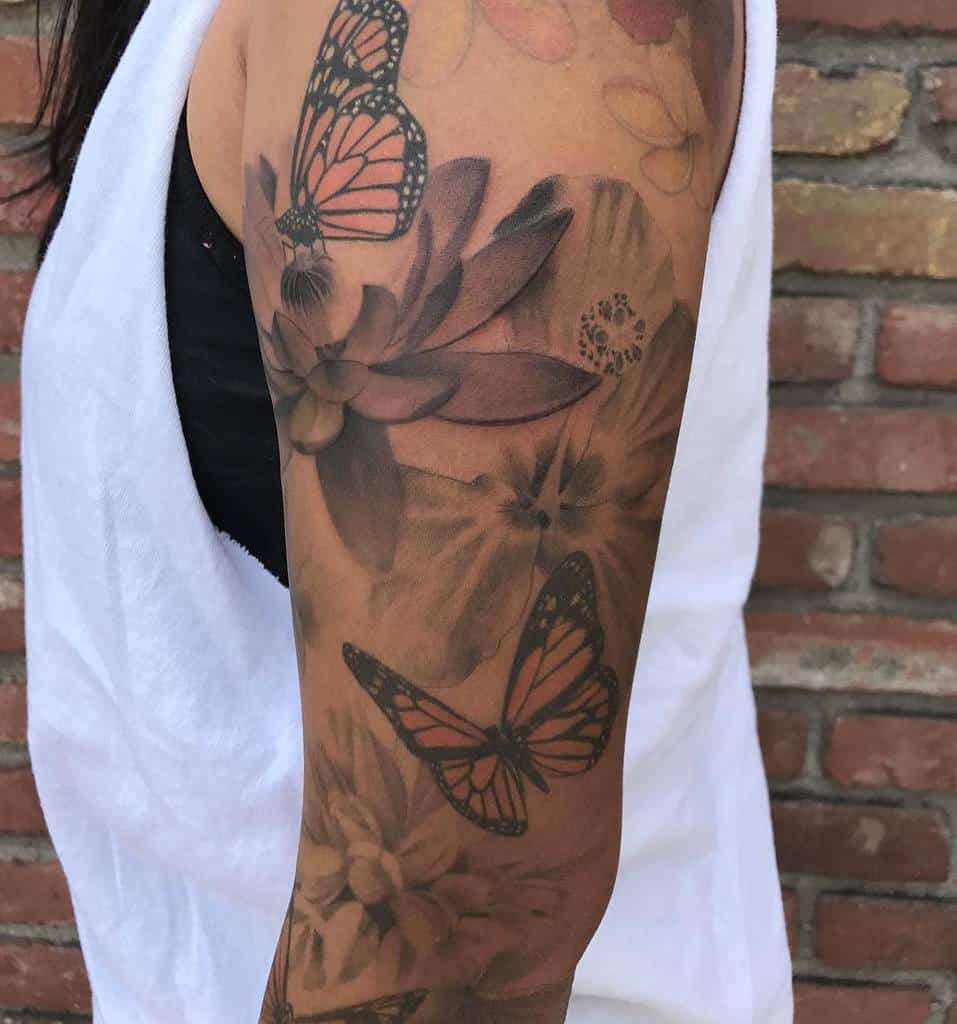 Realistic Jasmine Flower Tattoos Muletattoo
