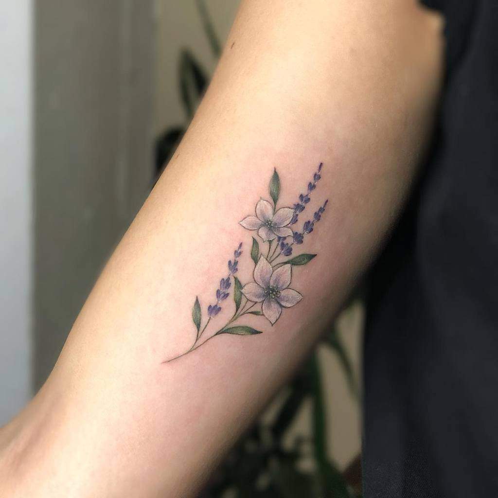 Realistic Jasmine Flower Tattoos Sashavorb Tattoo