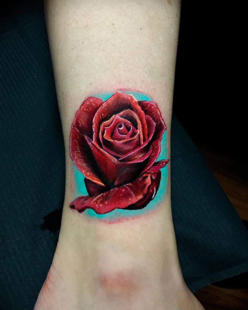 realistic simple rose tattoos effinjosh