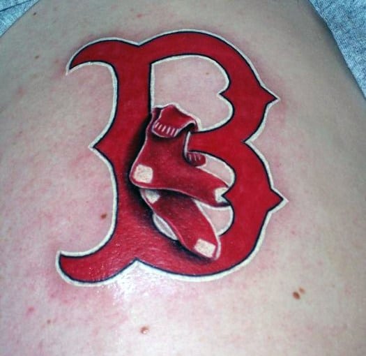 Red And White Inkgentlemens Boston Red Sox Tattoo Ideas