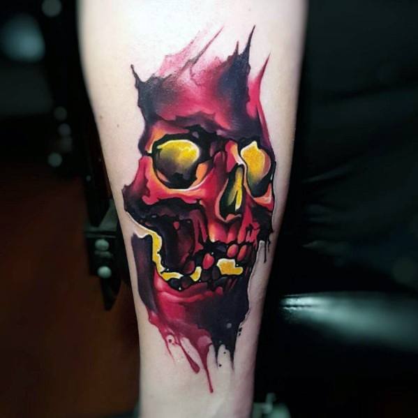 Color Skeleton Tattoo by Sean OHara TattooNOW