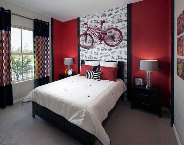 Red Bedroom Walls