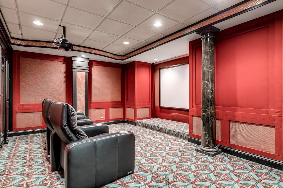 red home theater