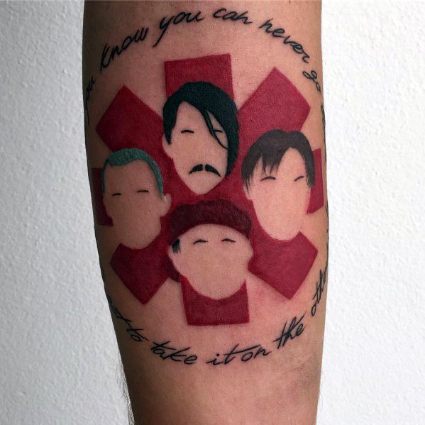 Red Hot Chili Peppers Tattoo Inspiration For Men