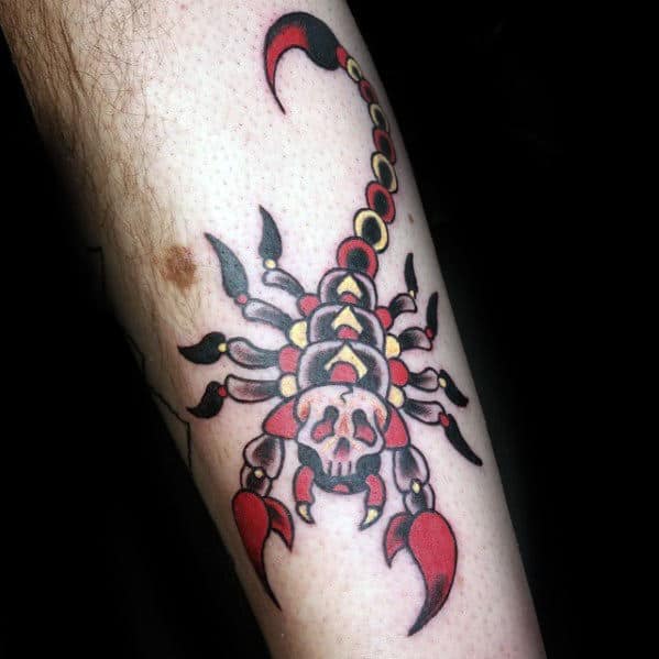Scorpion Skull Shadow Of The Tattoo  फट शयर