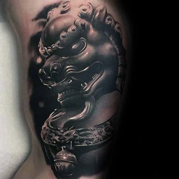 Religious Black Ink Mens Inner Arm Tattoos