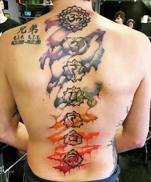 Religious Watercolor Tattoo Fullback Guys