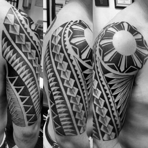 Remarkable Filipino Sun Tattoos For Males