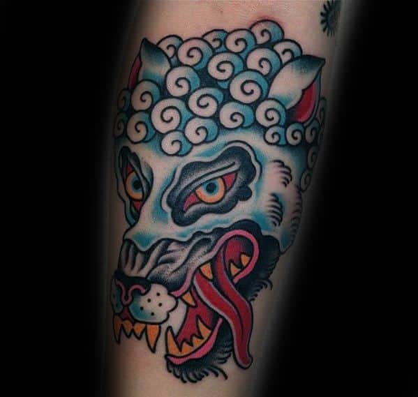 Remarkable Forearm Traditional Wolf In Sheeps Clothing Tattoos For Males