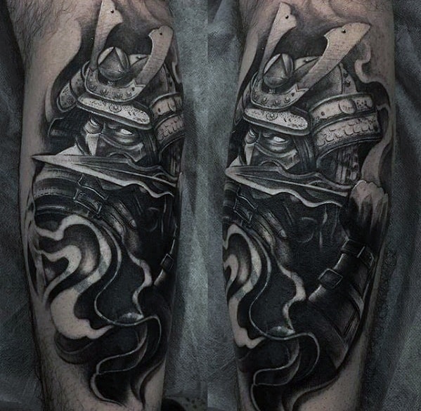 Remarkable Gamer Leg Shaded Tattoos For Males