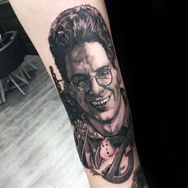 Remarkable Ghostbusters Tattoos For Males On Outer Forearm