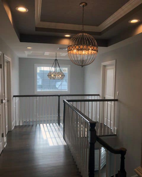 Remarkable Ideas For Trey Ceiling Staircase Hallway