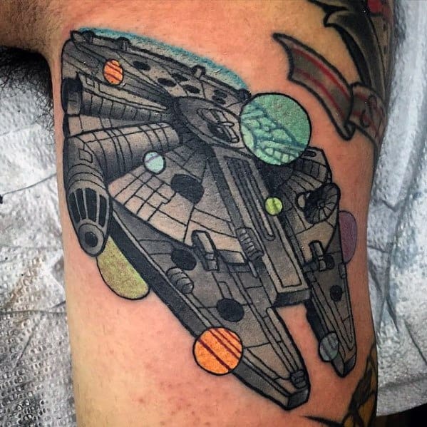 Remarkable Millennium Falcon Tattoos For Males