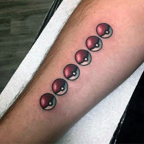Remarkable Pokeball Tattoos For Males