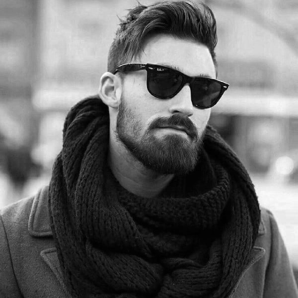 Retro Mens Hipster Hairstyle Quiff Thick