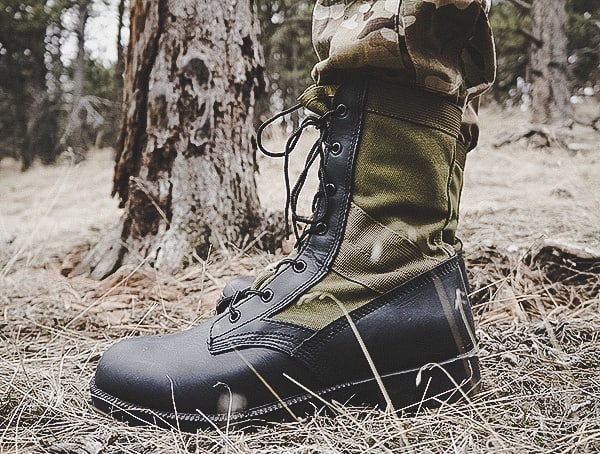 od green jungle boots