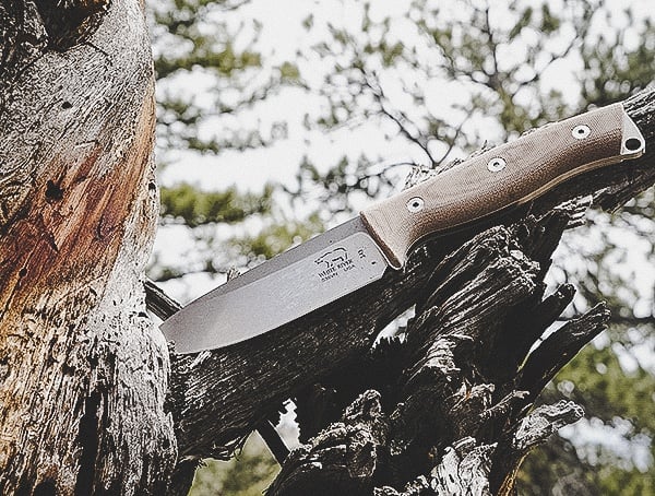 Review White River Knife And Tool Ursus 45 With Natural Canvas Micarta