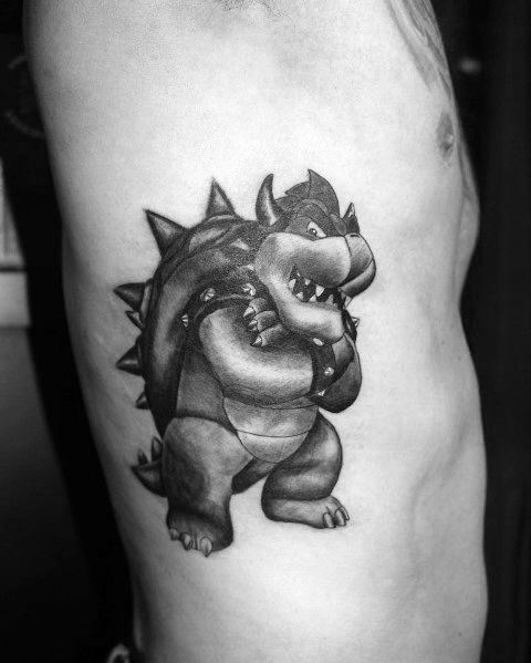 Bowser tattoo  Super mario tattoo Mario tattoo Tattoos
