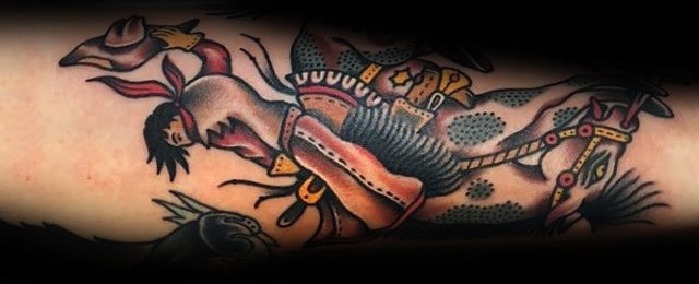 40 Rodeo Tattoo Designs for Men