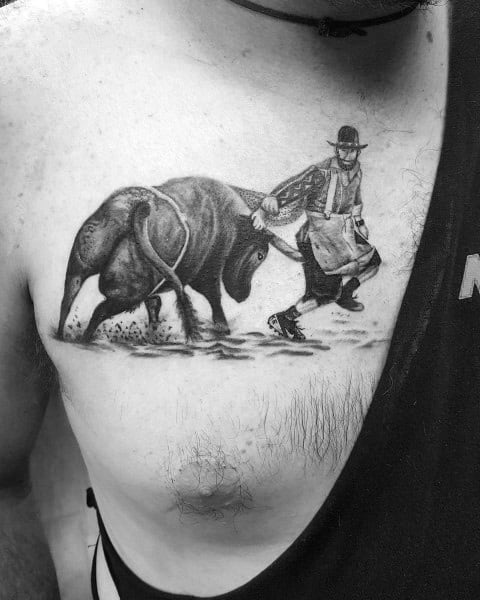 Rodeo Themed Tattoo Ideas For Men
