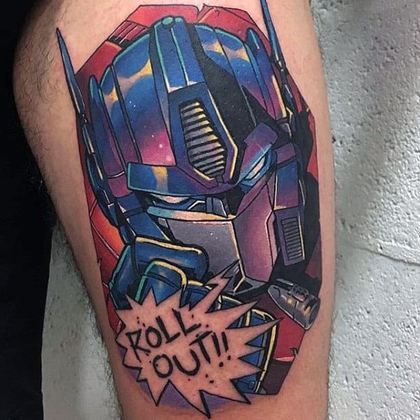 60 Transformers Tattoo Designs For Men - Robotic Ink Ideas