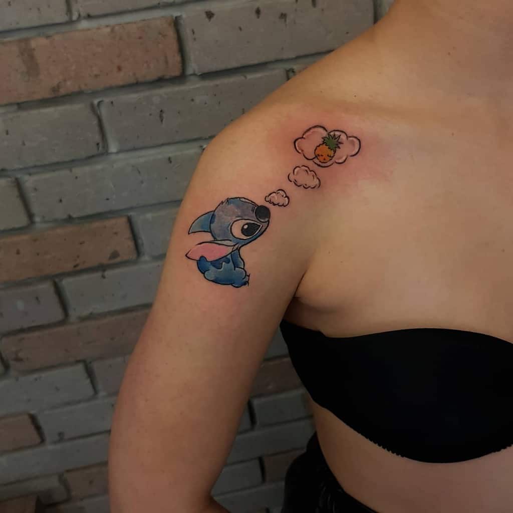 rose-outline-pineapple-stitch-tattoo-thanoschatzigiannis