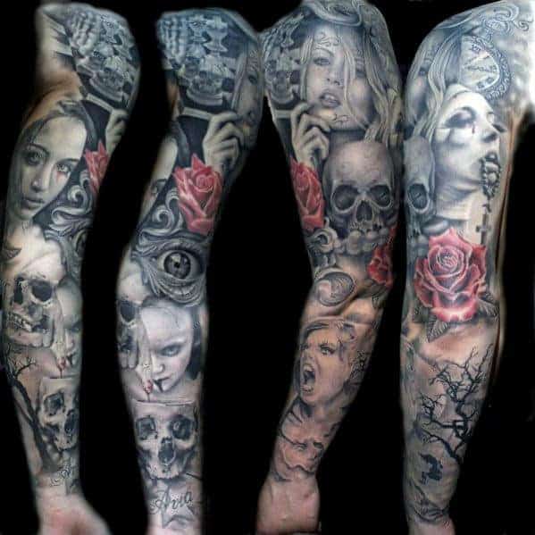 Mann tattoo rose unterarm dergzeburmi: Oberarm