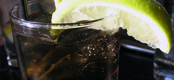 Rum and Coke Bar Drinks For Men