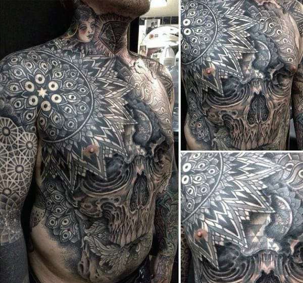 TOP 10 Best Stomach Tattoos For Men  TattooTab