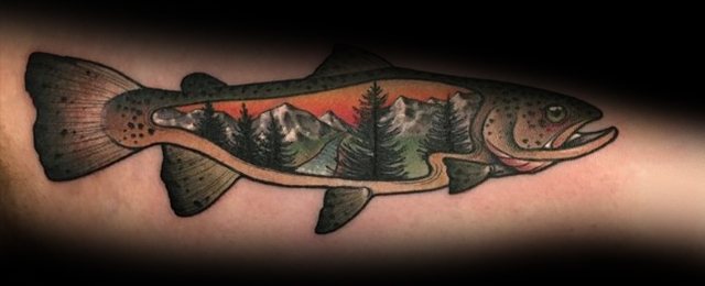 60 Salmon Tattoo Ideas For Men – Ray-Finned Fish Designs
