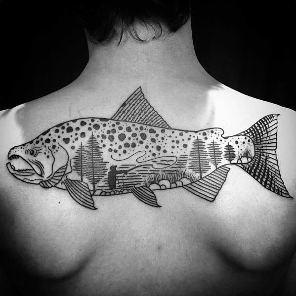 Salmon Tattoos For Men