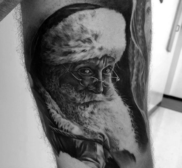 Santa Claus Guys Tattoo Designs