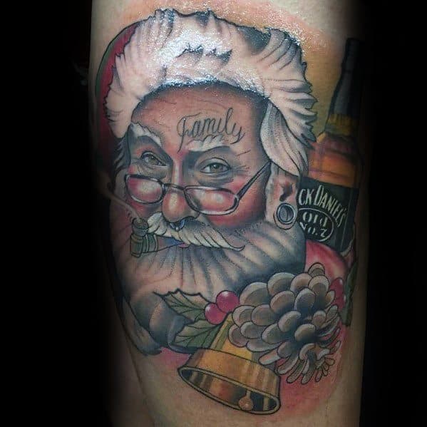 Santa Claus Male Tattoos