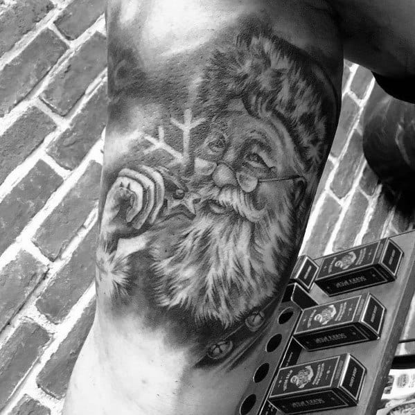 Santa Claus Tattoo Inspiration For Men
