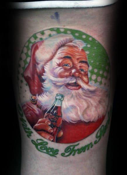Santa Claus Tattoos For Gentlemen
