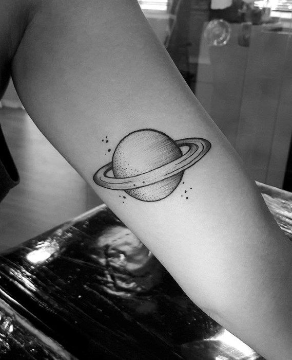 Saturn Mens Tattoo Ideas