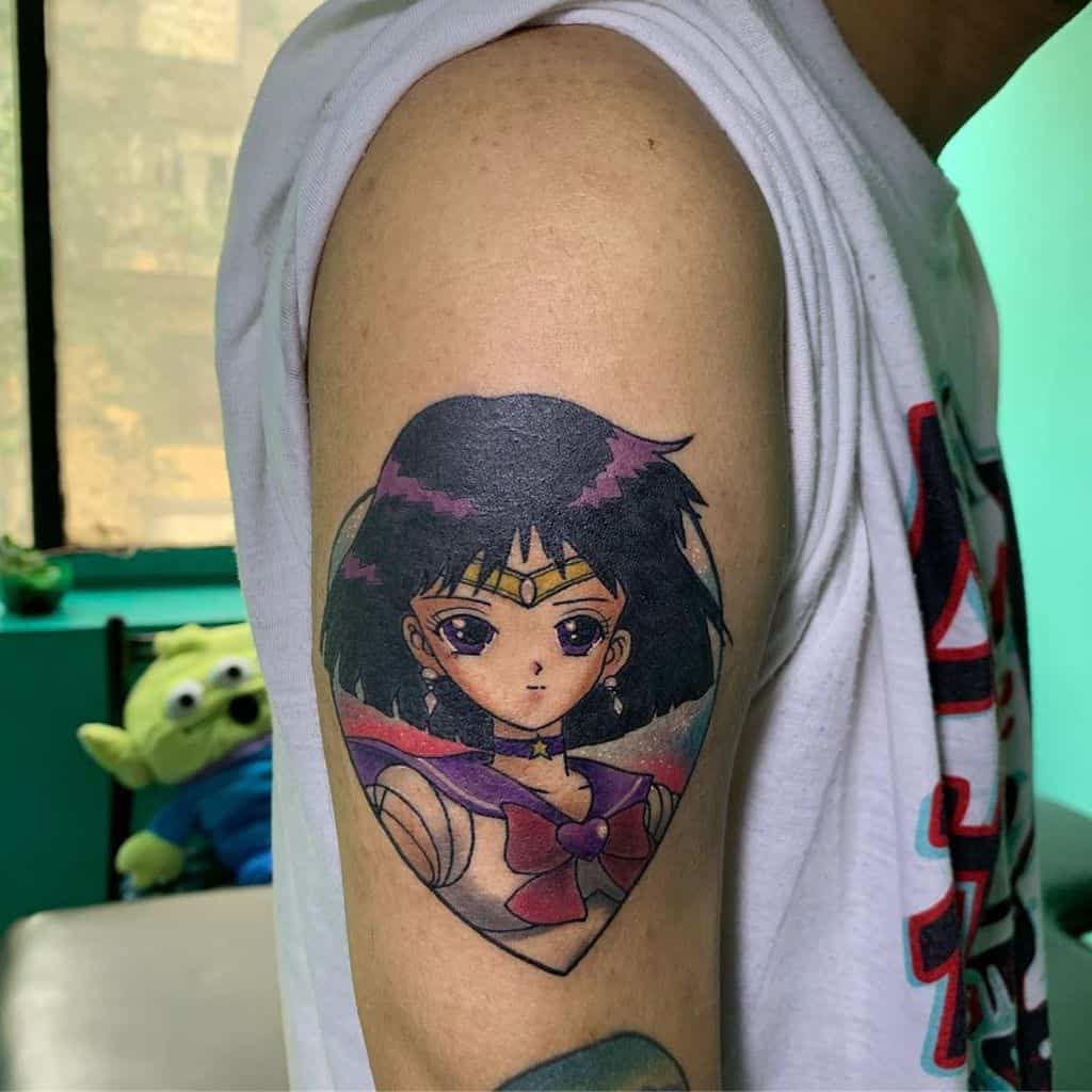 Tatouage Saturne Sailor Moon