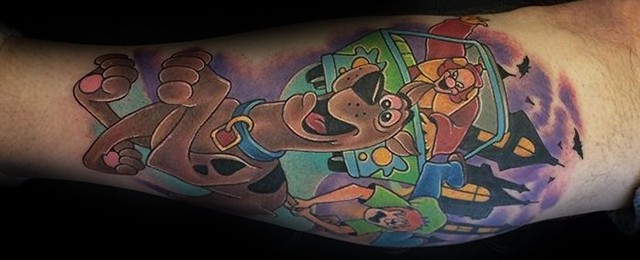 60 Scooby Doo Tattoo Designs For Men - Cartoon Ink Ideas