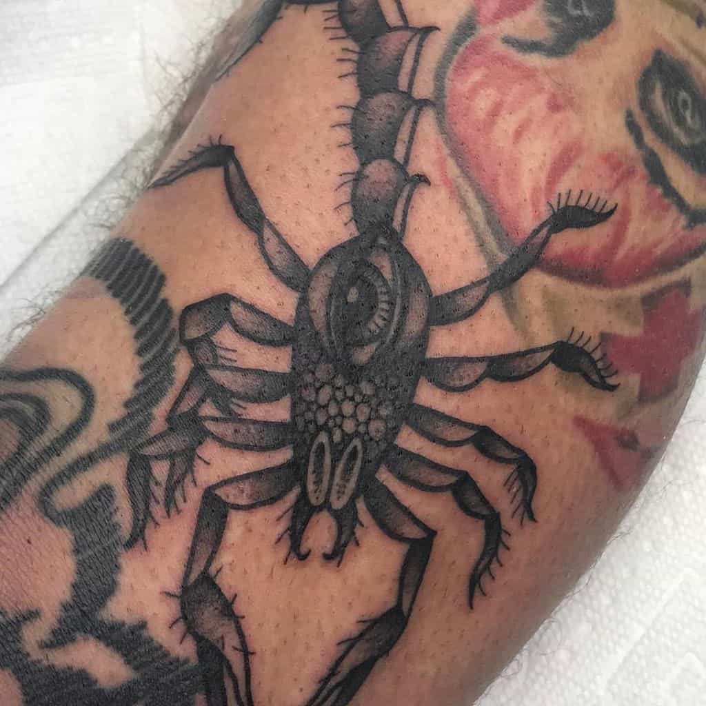 Scorpion Eye Tattoo