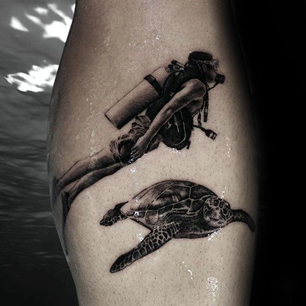 Scuba Diving Mens Tattoo Ideas
