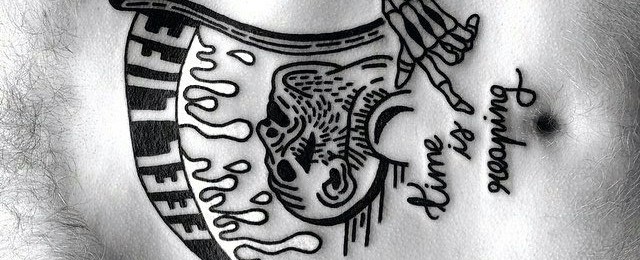 50 Scythe Tattoo Designs For Men - Curved Blade Ink Ideas